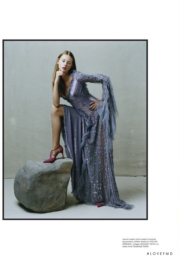 Lauren de Graaf featured in Couture, September 2015