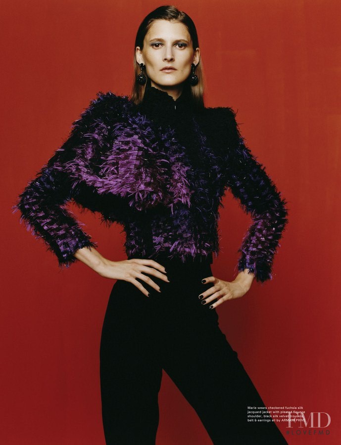 Marie Piovesan featured in Couture, September 2015