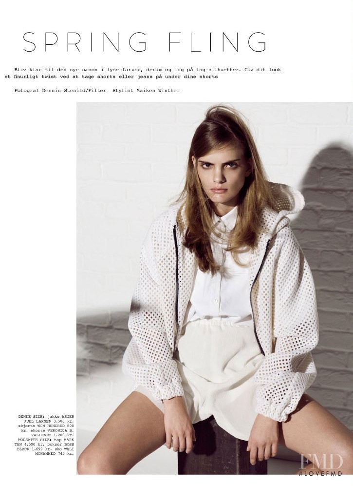 Emily Astrup featured in Spring Fling, February 2014