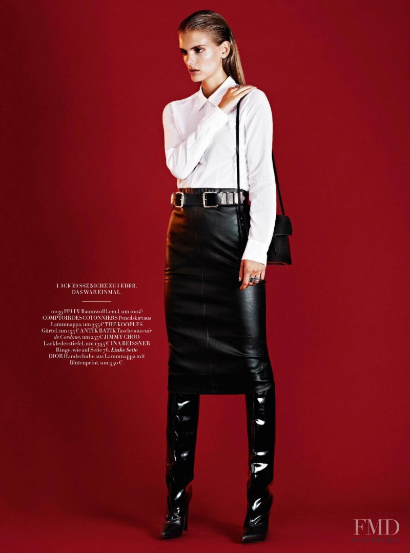 Emily Astrup featured in Serious Black, October 2014