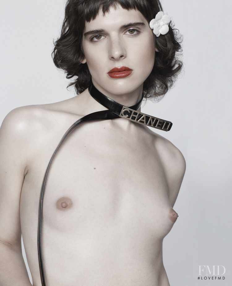 Hari Nef featured in Chanel, September 2015