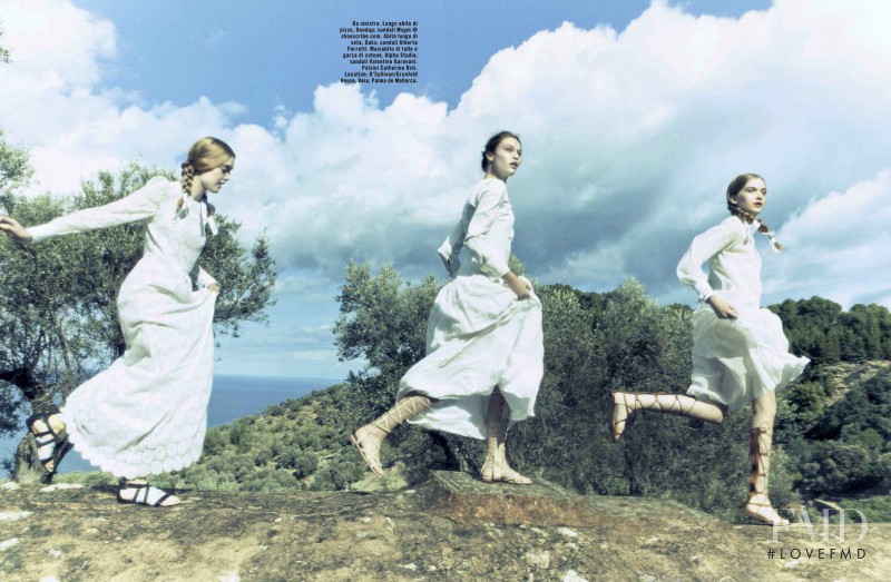 Lieke van Houten featured in Picnic In Mallorca, May 2015