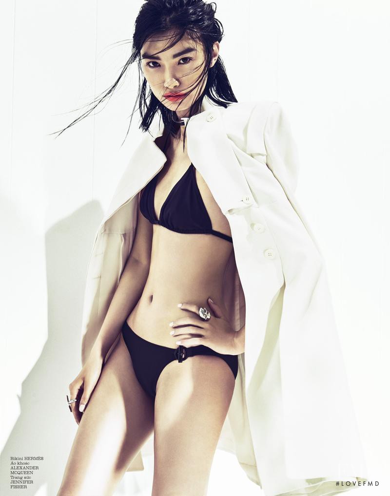 Meng Die Hou featured in Summer Suit Trend, June 2015