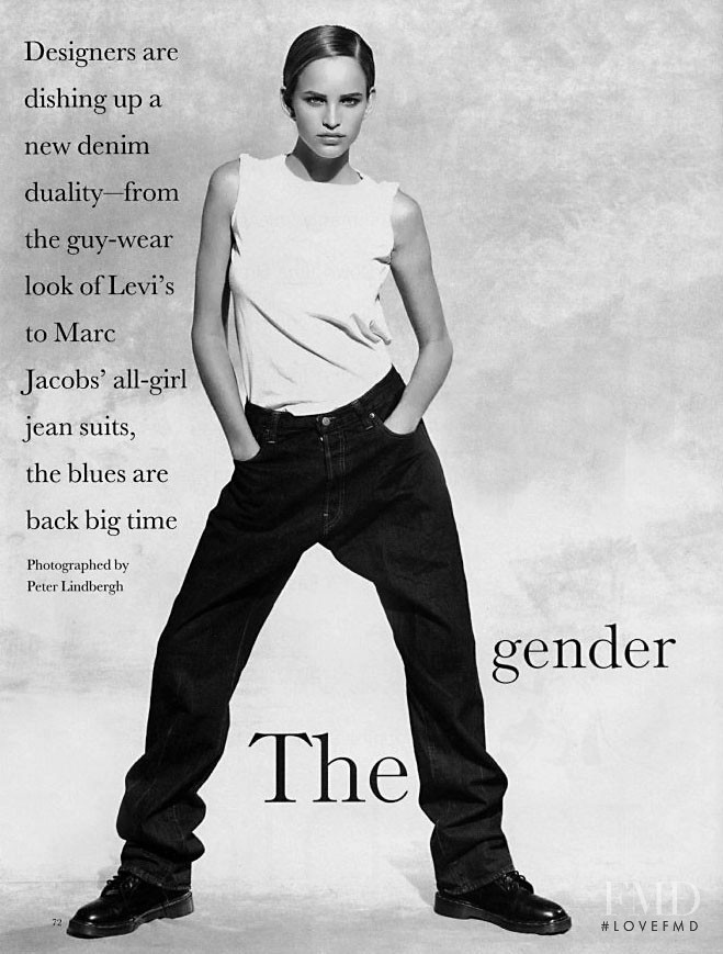 Gina Marie Di Pietro featured in The Gender Of Jeans, August 1995