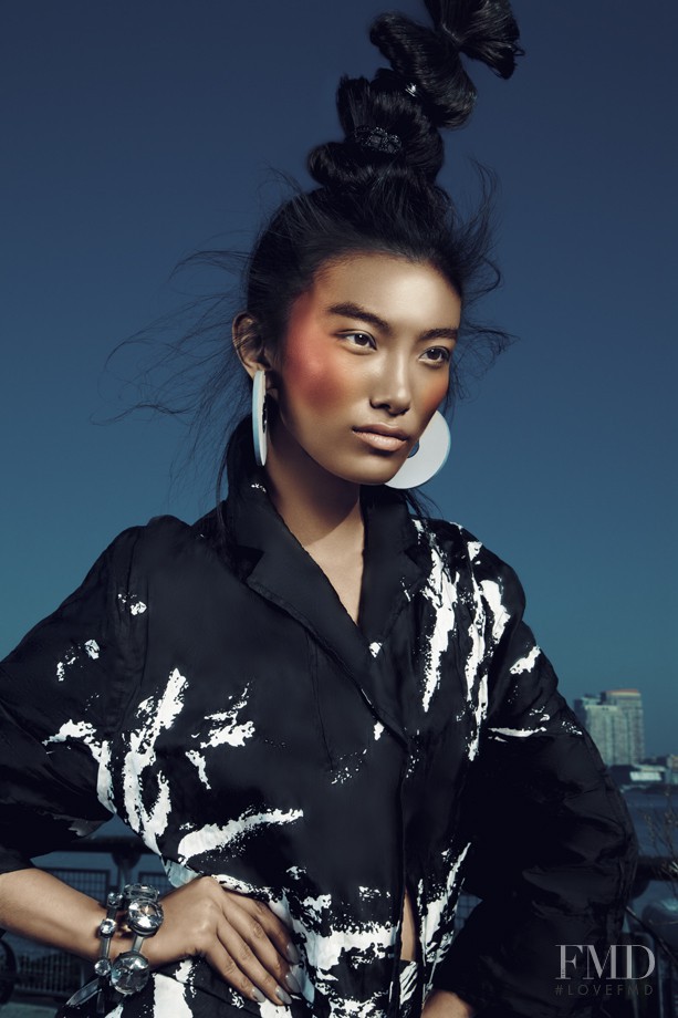 Meng Die Hou featured in Spring Beauty, February 2013