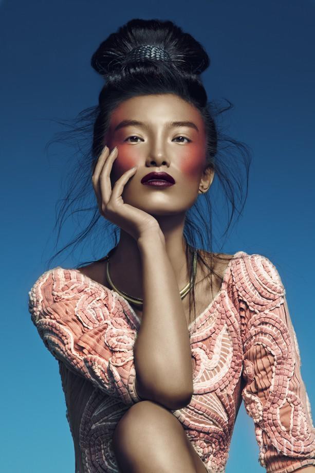 Meng Die Hou featured in Spring Beauty, February 2013