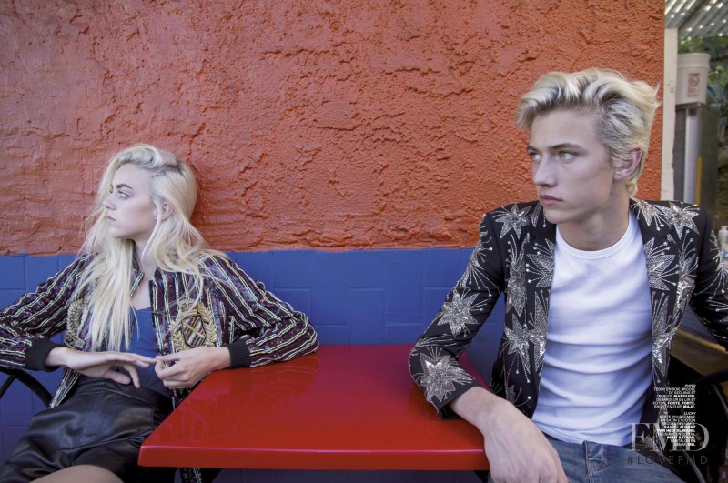 Lucky Blue Smith featured in Drugstore Cowboys, April 2015