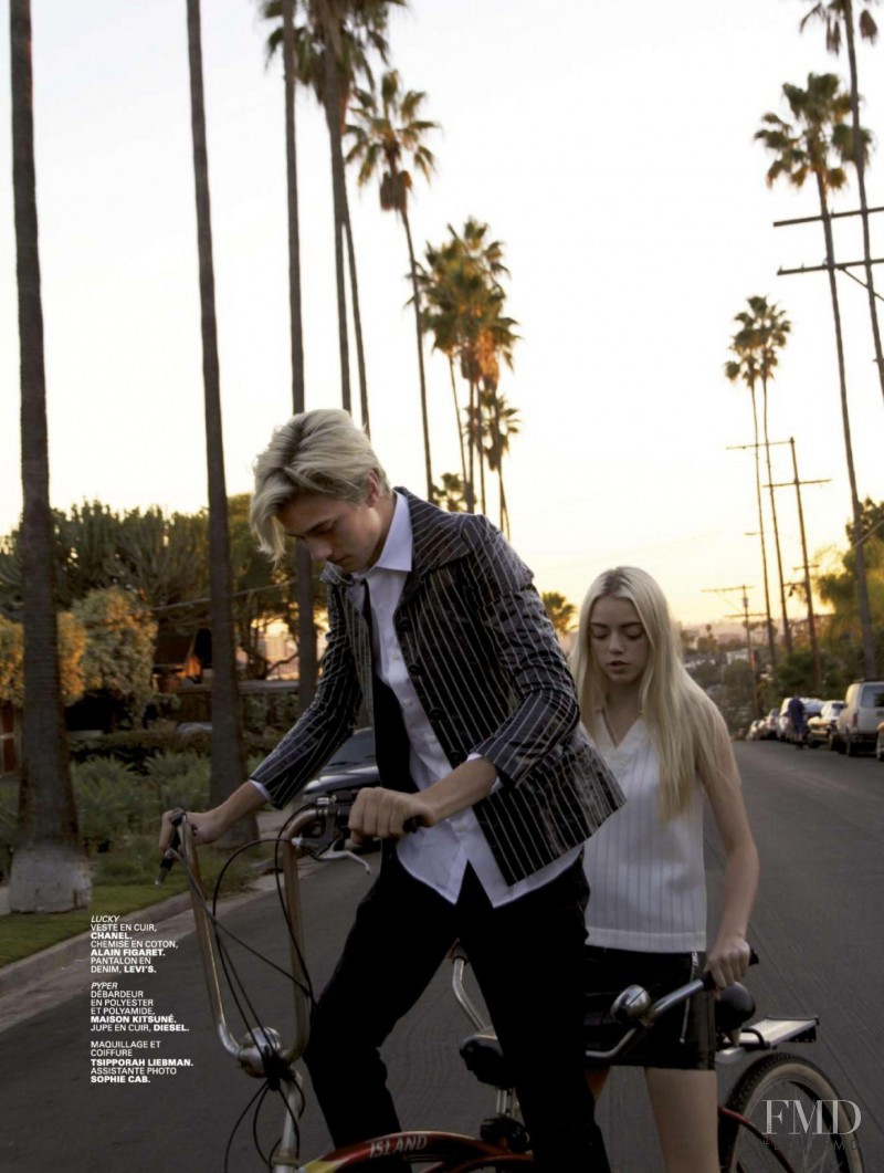 Lucky Blue Smith featured in Drugstore Cowboys, April 2015