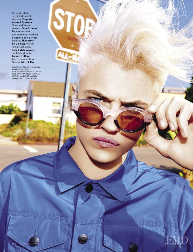 Lucky Blue Smith featured in Brother & Sisters, May 2015
