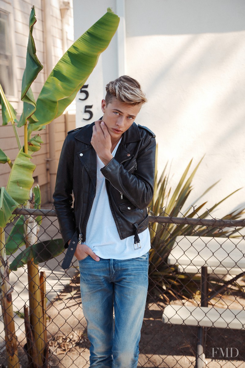 Lucky Blue Smith featured in The Atomics, September 2015