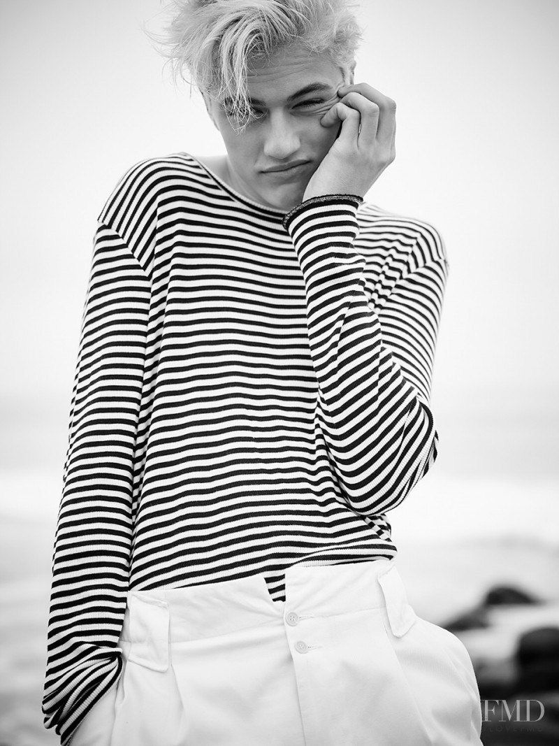 Lucky Blue Smith featured in Smith, July 2015