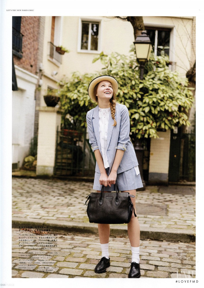 Barbora Dlasková featured in Let\'s Try New Paris Chic!, April 2015