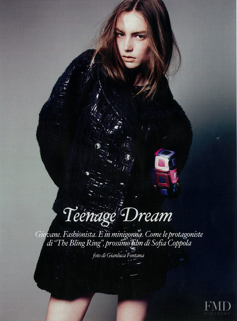 Sophie Pumfrett featured in Teenage Dream, August 2013