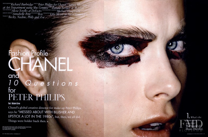 Pamela Bernier featured in Fashion Profile Chanel, June 2009