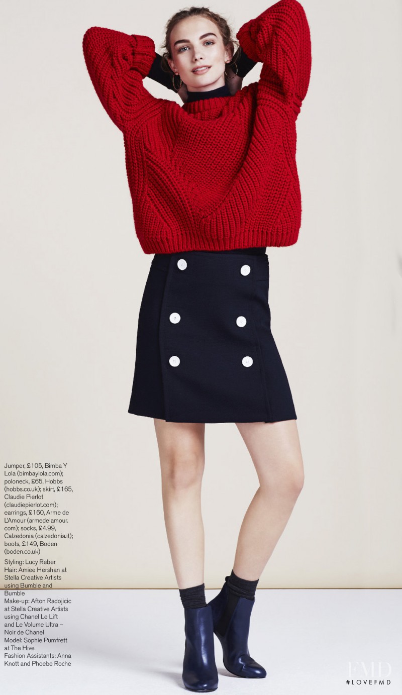 Sophie Pumfrett featured in Army Navy, October 2015