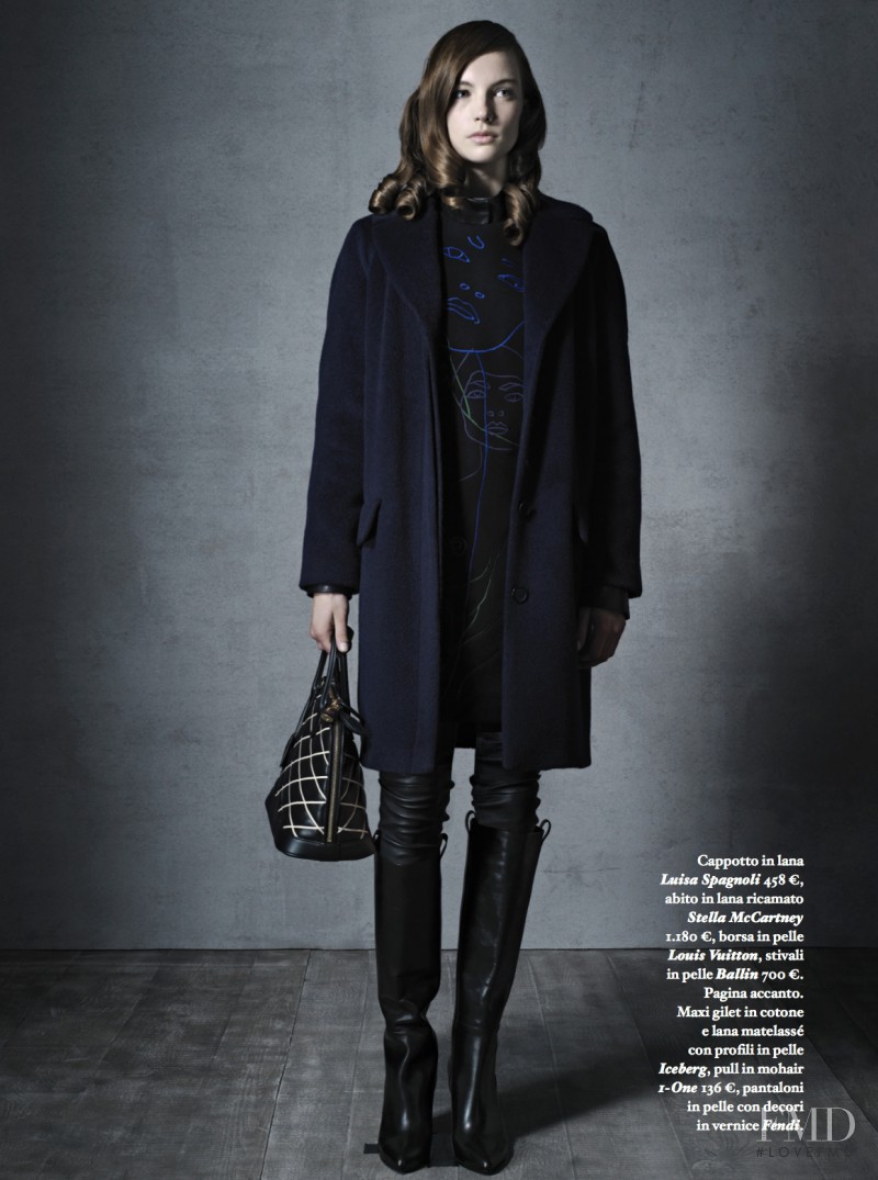 Sophie Pumfrett featured in Cambio pelle, November 2014