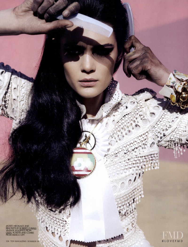 Marina Pérez featured in Roberto Cavalli Scorching Hot, June 2009