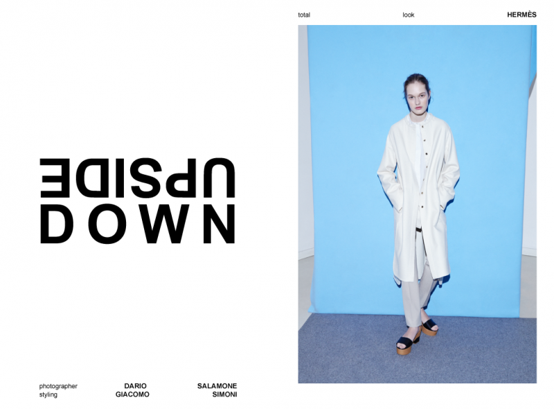 Dasha Maletina featured in Upside Down, March 2015