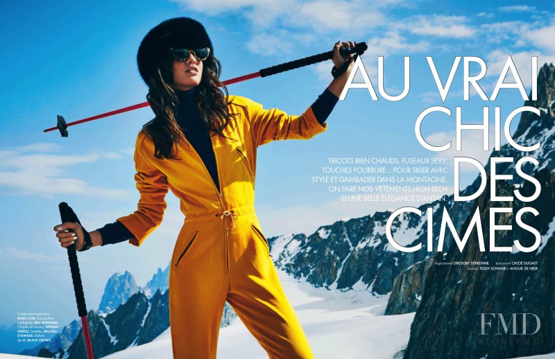Liza Schwab featured in Au Vrai Chic Des Cimes, January 2016