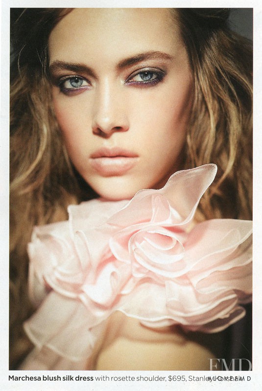 Hannah Ferguson featured in The incredible lightness of spring, April 2011