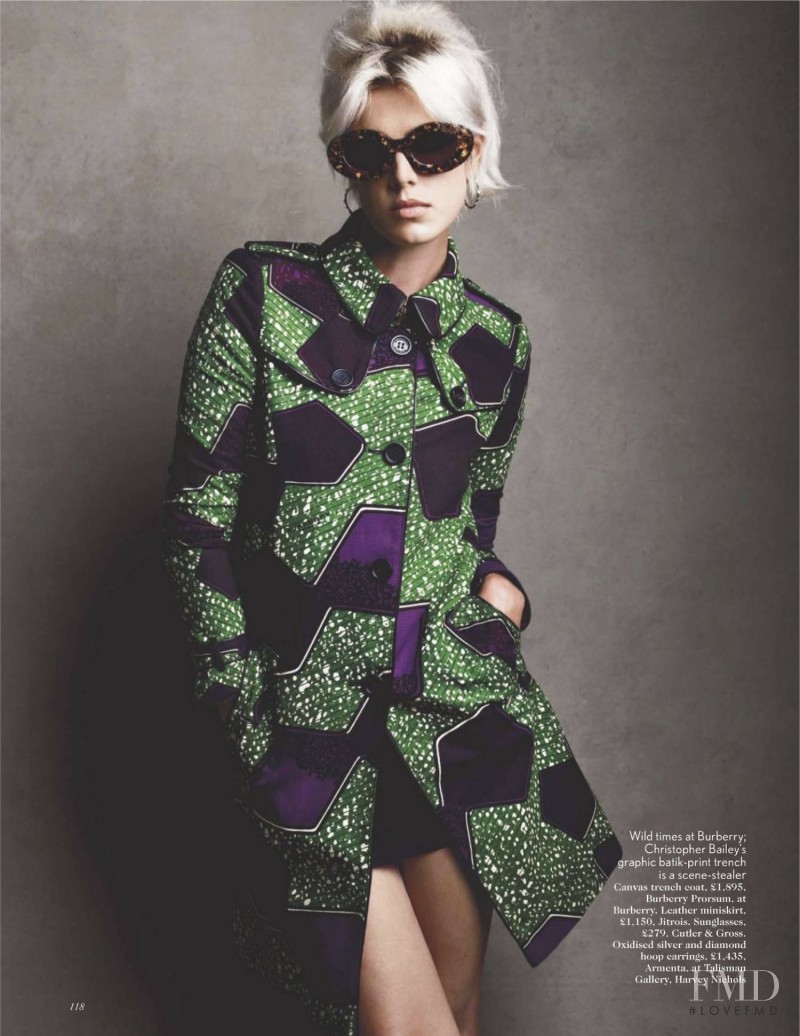 Agyness Deyn featured in Be So Bold, January 2012