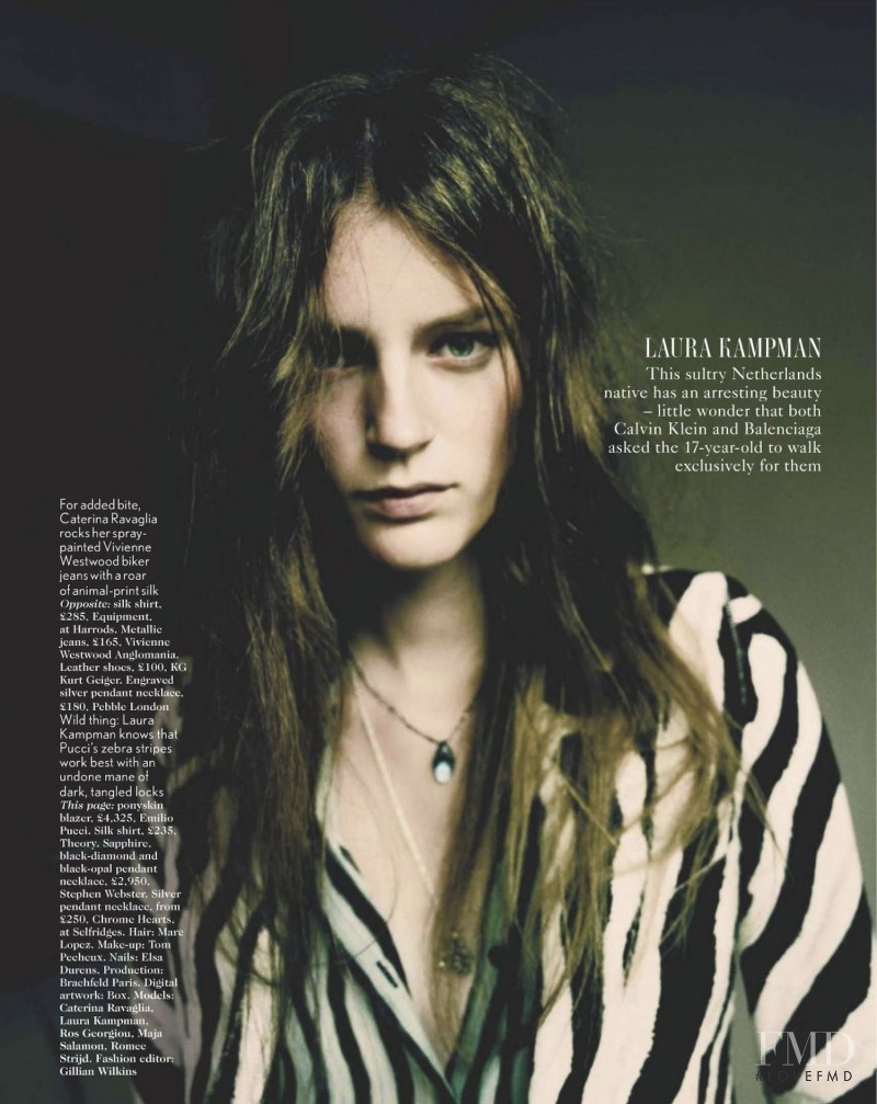 Laura Kampman featured in Models Own, January 2012