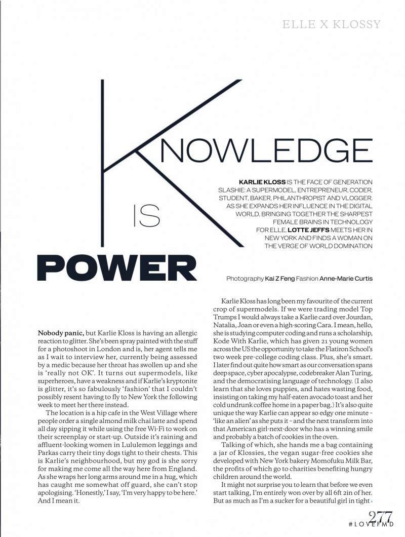 Knowledge Is Power, March 2016