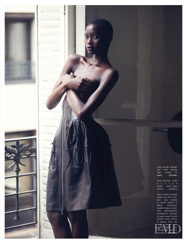 Ataui Deng featured in For You, My Calendar Is Always Open, December 2011