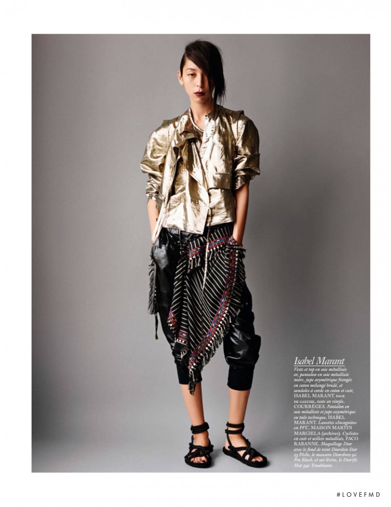 Issa Lish featured in Leçon de Style Partie 3, February 2016