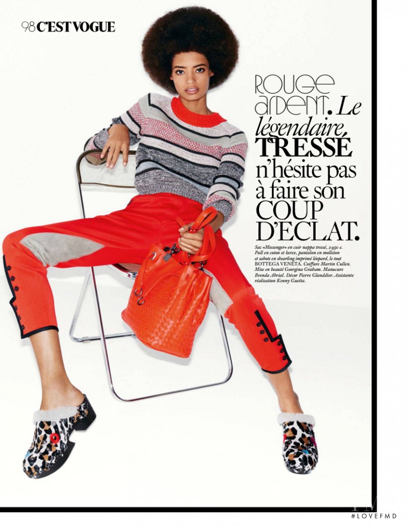 Malaika Firth featured in C\'est Vogue, February 2016