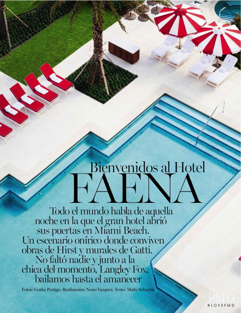 Bienvenidos al Hotel Faena, February 2016