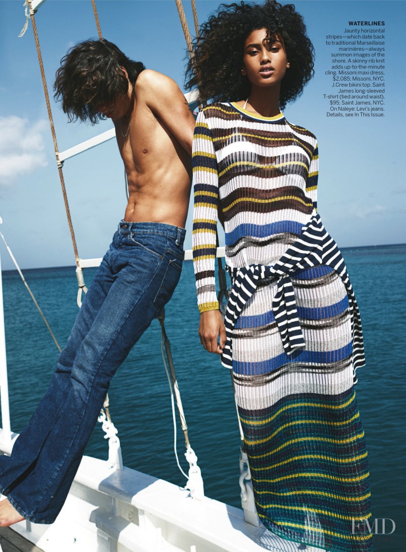Imaan Hammam featured in Between the Lines, February 2016