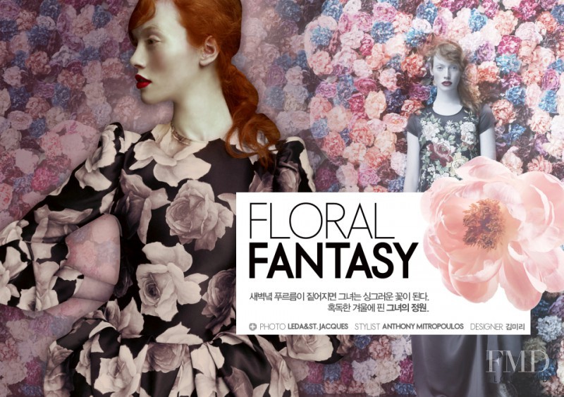 Chantal Stafford-Abbott featured in Floral Fantasy, December 2011