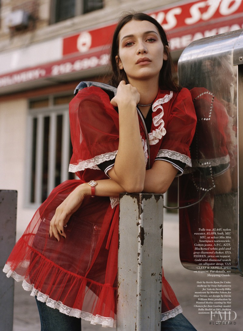 Bella Hadid featured in Fire Starter, February 2016