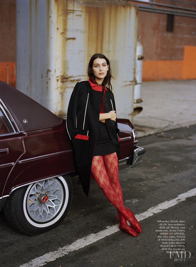 Bella Hadid featured in Fire Starter, February 2016