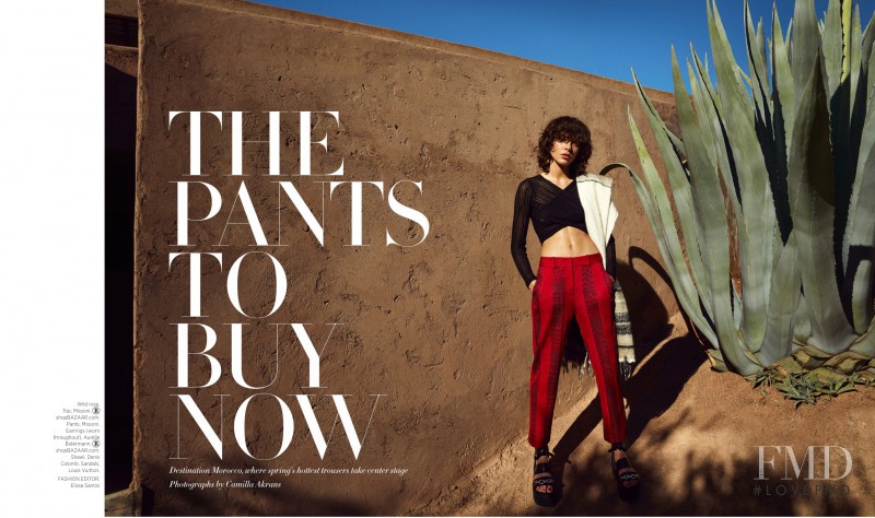 Steffy Argelich featured in The Pants to Buy Now, February 2016