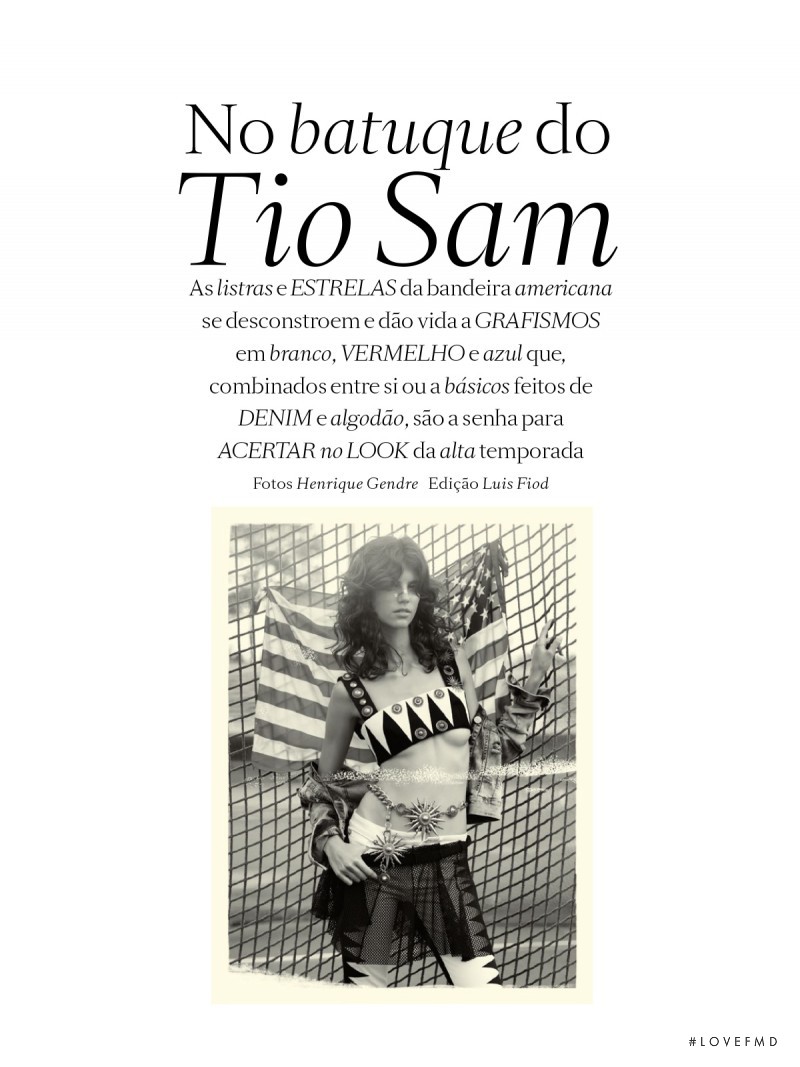 Antonina Petkovic featured in No Batuque do Tio Sam, January 2016