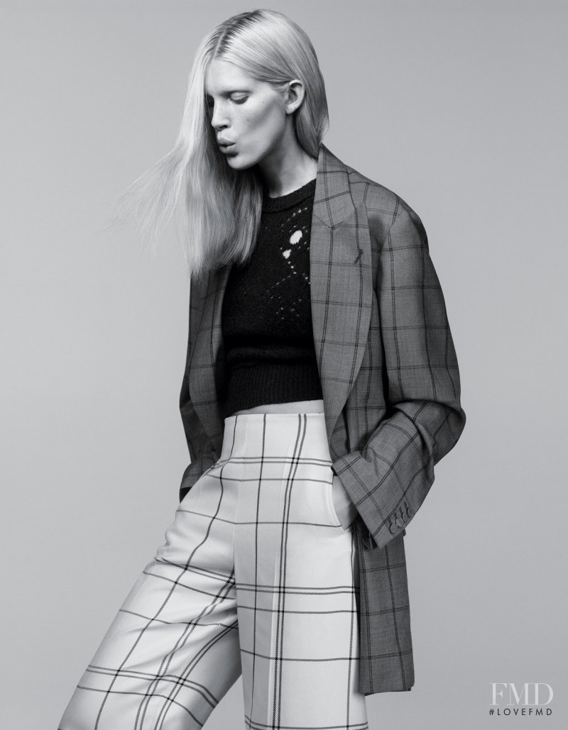 Iselin Steiro featured in Plaid and Argyle are Back, February 2016