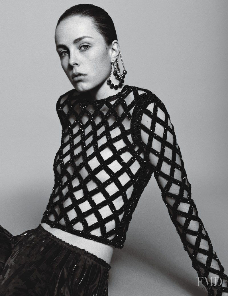 Edie Campbell featured in Blurred Lines, March 2016