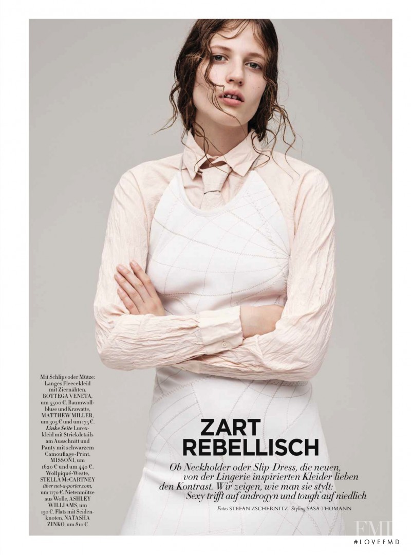 Julia Banas featured in Zart Rebellisch, March 2016