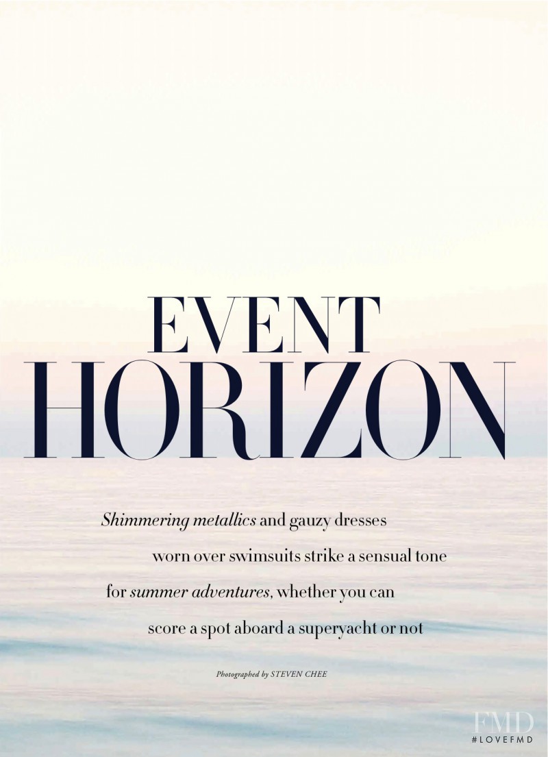 Event Horizon, March 2016