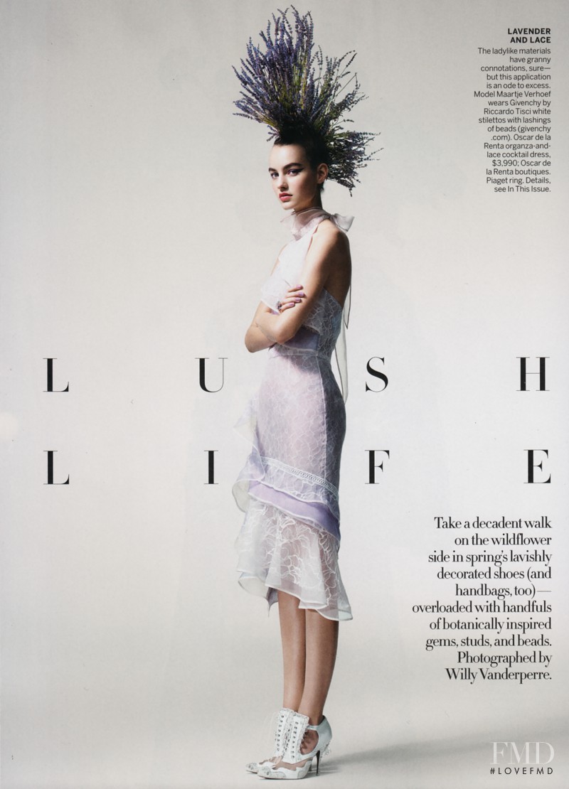 Maartje Verhoef featured in Lush Life, March 2016