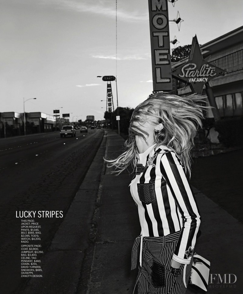 Hailey Clauson featured in Signs of Spring, March 2016
