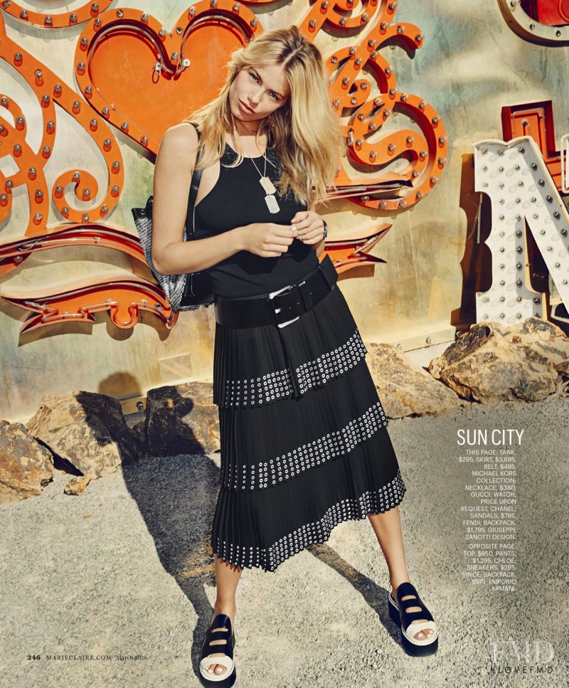 Hailey Clauson featured in Signs of Spring, March 2016