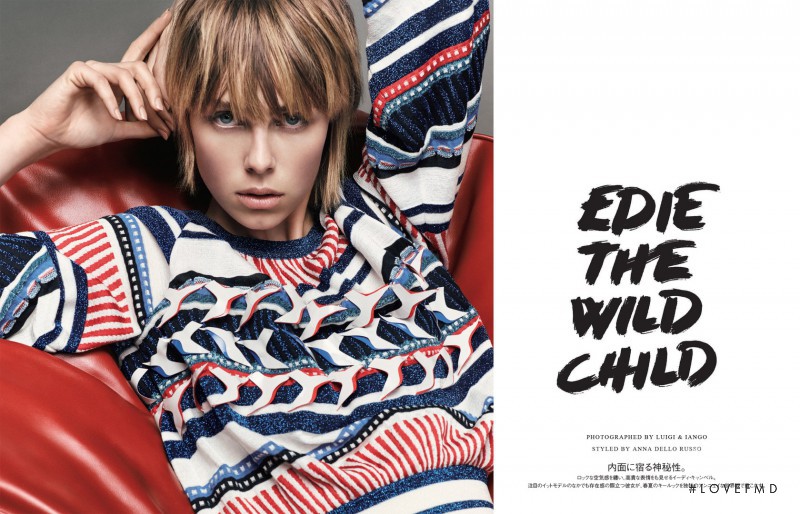 Edie Campbell featured in Edie The Wild Child, April 2016