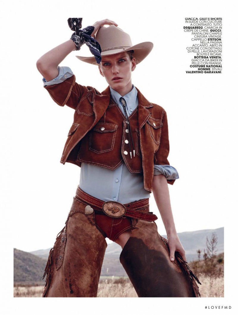 Marique Schimmel featured in Tex Girl, March 2016