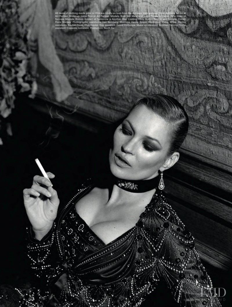 Kate Moss featured in Siren Call, February 2016