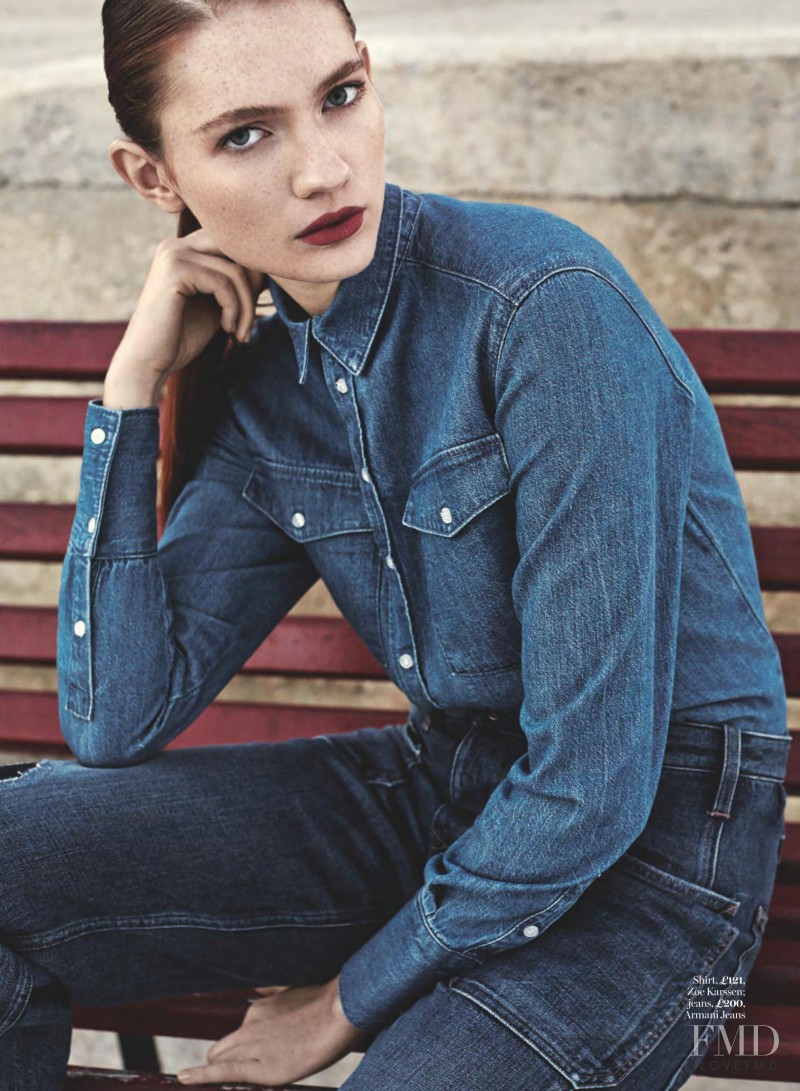 Kristin Zakala featured in 101 Ideas: Denim Rules, March 2015