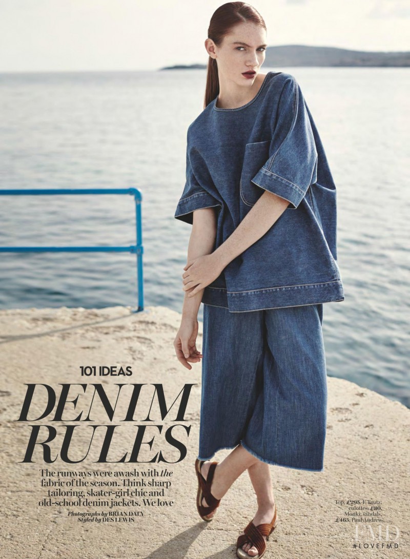 Kristin Zakala featured in 101 Ideas: Denim Rules, March 2015