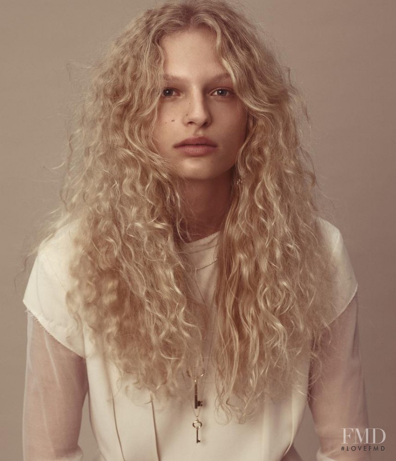 Frederikke Sofie Falbe-Hansen featured in Shades Of White, March 2016